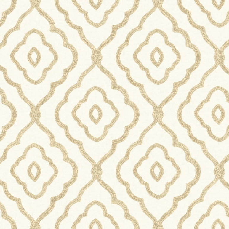 Seabrook Designs Seaside Ogee Sand Dunes Wallpaper