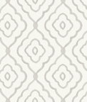 Seabrook Designs Seaside Ogee Daydream Gray Wallpaper