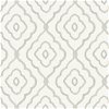 Seabrook Designs Seaside Ogee Daydream Gray Wallpaper - Image 1