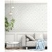 Seabrook Designs Seaside Ogee Daydream Gray Wallpaper thumbnail image 2 of 2