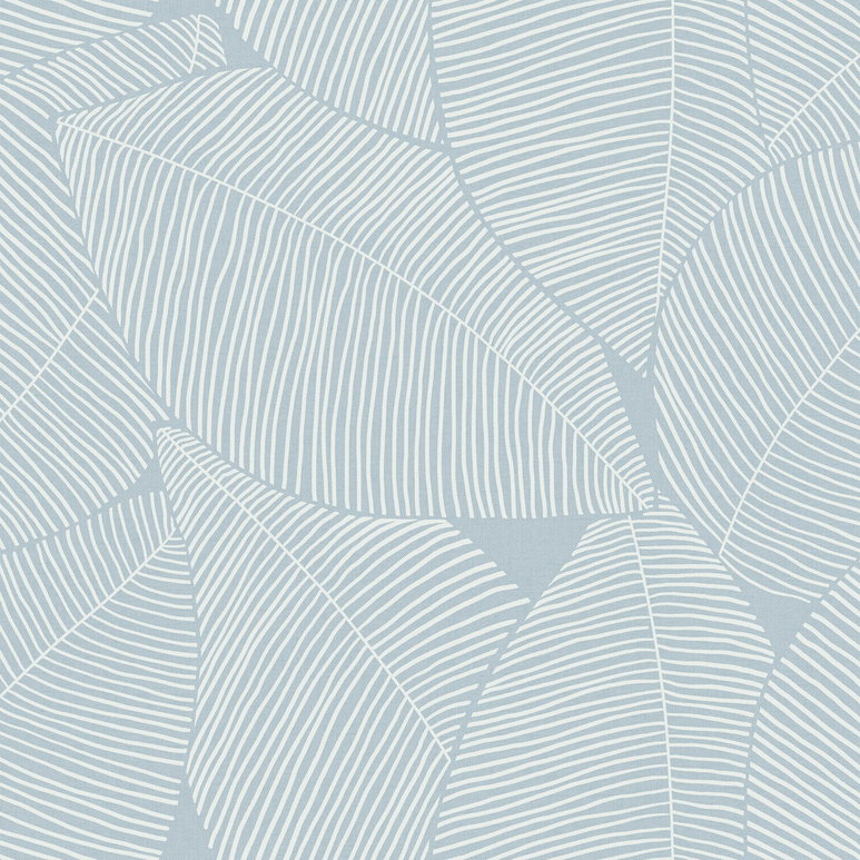 Seabrook Designs Summer Magnolia Blue Oasis Wallpaper