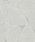 Seabrook Designs Summer Magnolia Daydream Gray Wallpaper