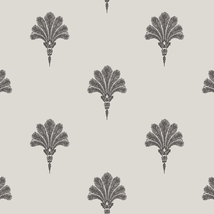 Seabrook Designs Summer Fan Black Sands Wallpaper