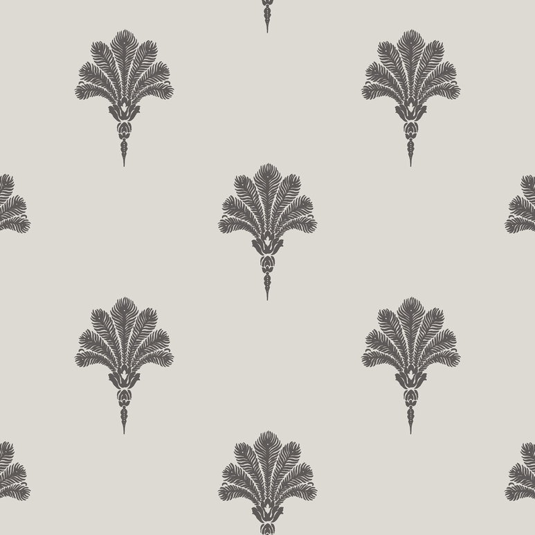 Seabrook Designs Summer Fan Black Sands Wallpaper