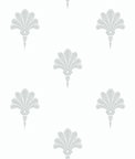 Seabrook Designs Summer Fan Daydream Gray Wallpaper