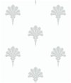 Seabrook Designs Summer Fan Daydream Gray Wallpaper