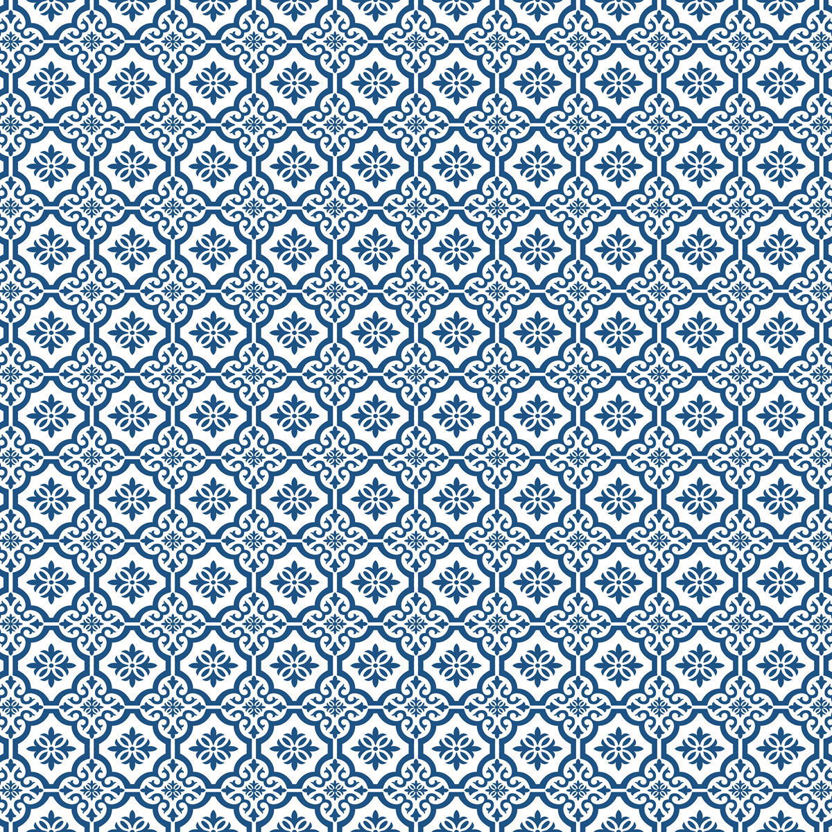 Seabrook Designs Coastal Tile Coastal Blue Wallpaper OnlineFabricStore