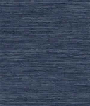 Seabrook Designs Nautical Twine Stringcloth Coastal Blue Wallpaper