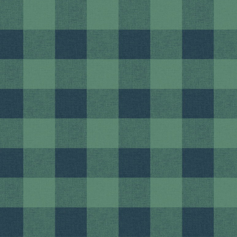 Seabrook Designs Picnic Plaid Tropic Green Wallpaper