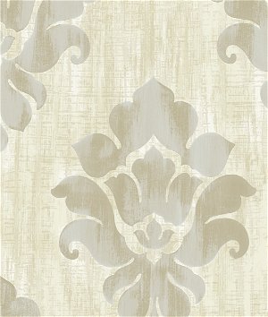 Seabrook Designs Corsica Buttercup & Beige Wallpaper