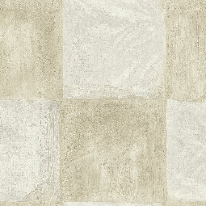 Seabrook Designs Corsica Tiles Tan &amp; Off-White Wallpaper