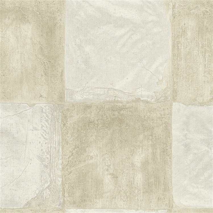 Seabrook Designs Corsica Tiles Tan & Off-White Wallpaper