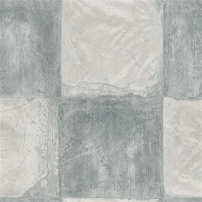 Seabrook Designs Corsica Tiles Gray &amp; Off-White Wallpaper
