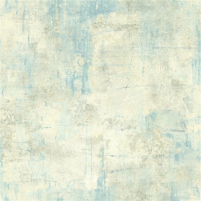 Seabrook Designs Cyprus Faux Turquoise &amp; Off-White Wallpaper