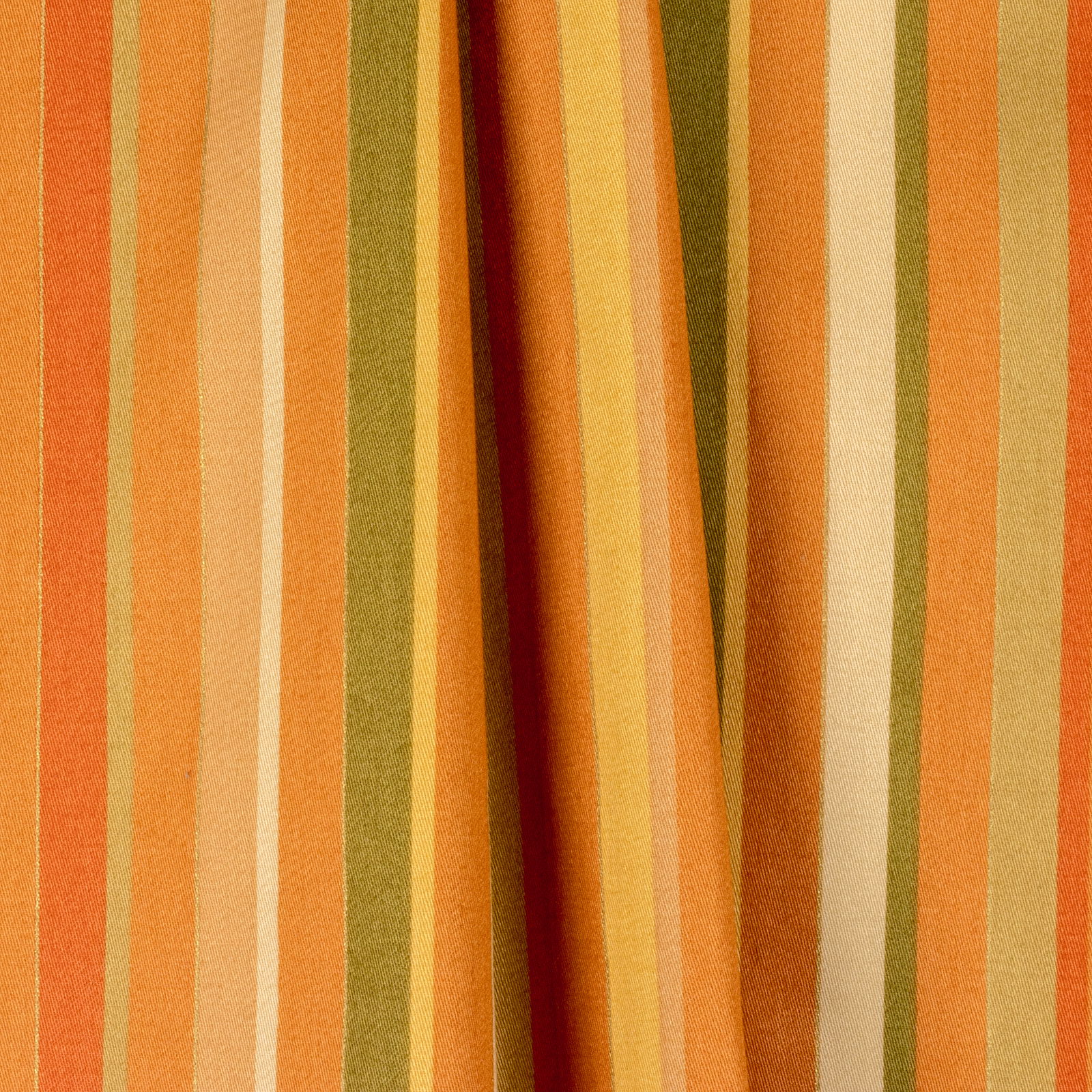 Swavelle / Mill Creek Dwight Stripe Orange Fabric OnlineFabricStore