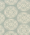 Scott Living Medallion Blue Fog Reed Fabric