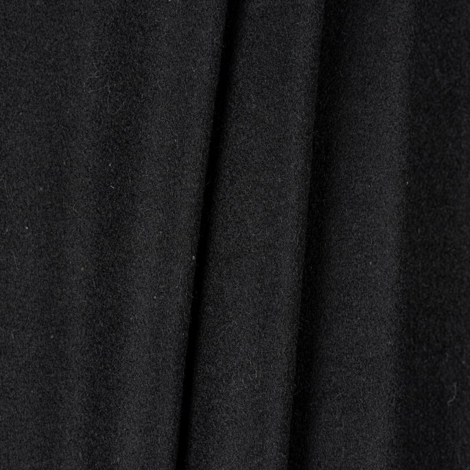 Bronco Melton Wool Black Fabric image 2 of 2