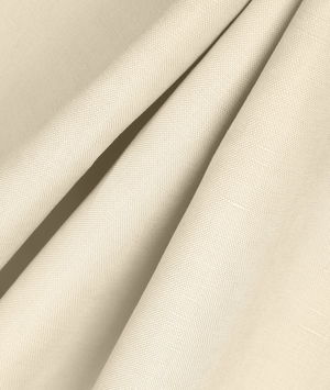 Ecru Cotton Linen Fabric