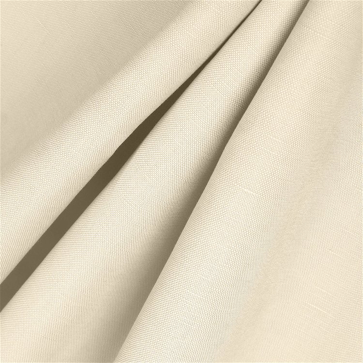 Ecru Cotton Linen Fabric