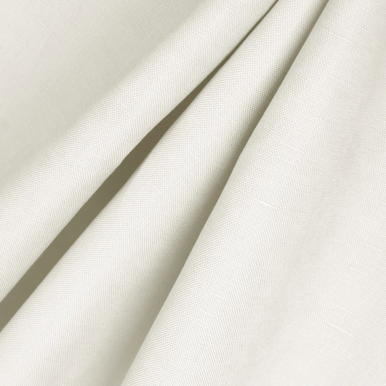Ivory Cotton Linen Fabric