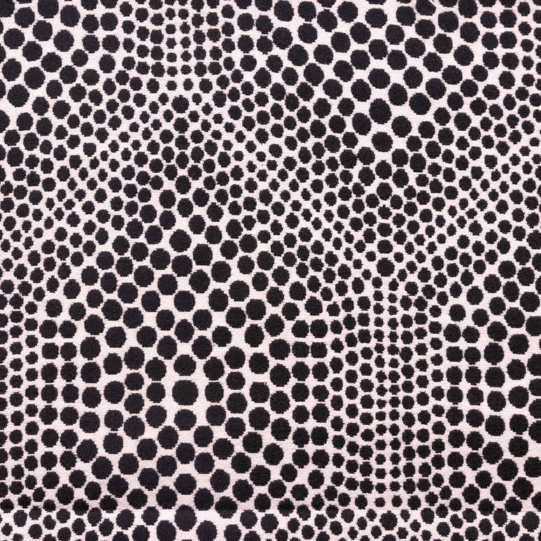 RK Classics Lincoln Dots Black/White Fabric