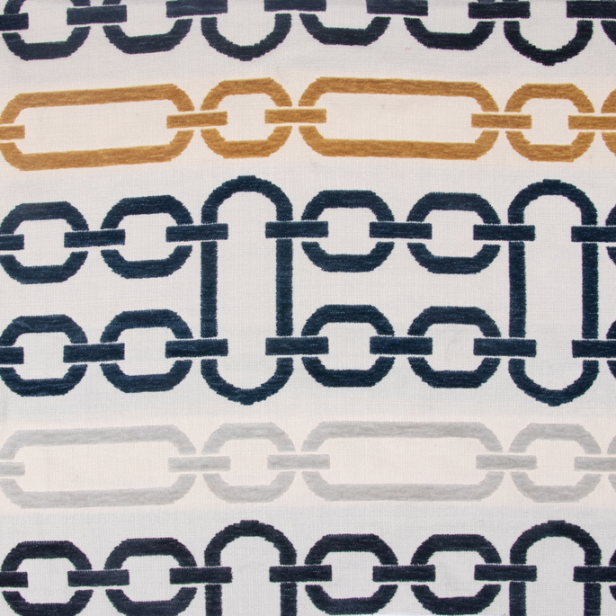 RK Classics Chainlink Stripe Zettie Fabric image 1 of 2