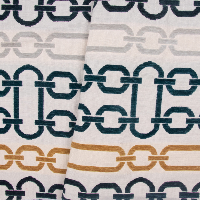 RK Classics Chainlink Stripe Zettie Fabric image 2 of 2