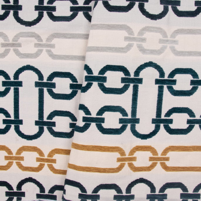 RK Classics Chainlink Stripe Zettie Fabric image 2 of 2
