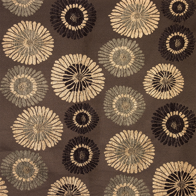 RK Classics Autumn Blossom Brown Fabric image 1 of 3