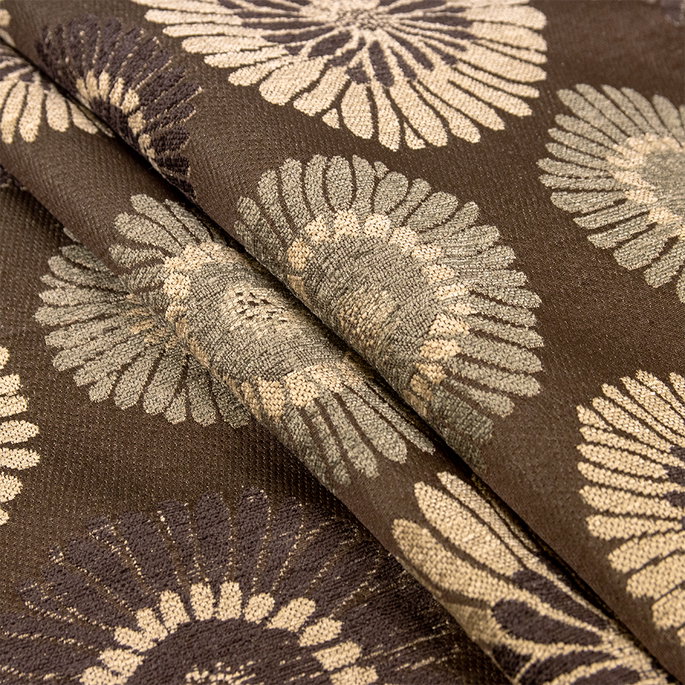 RK Classics Autumn Blossom Brown Fabric image 2 of 3