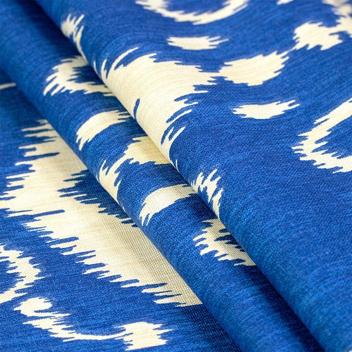 Swavelle / Mill Creek Tullahoma Blue Fabric image 2 of 3