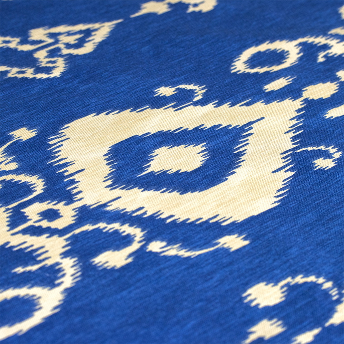 Swavelle / Mill Creek Tullahoma Blue Fabric image 3 of 3