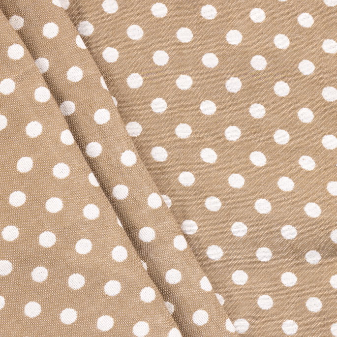 RK Classics Bengal Dots Beige Fabric image 2 of 2
