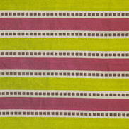 RK Classics Darwin Stripe Magenta/Lime Fabric