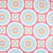 Richloom Olympus Suzani Red/Aqua Fabric thumbnail image 1 of 2