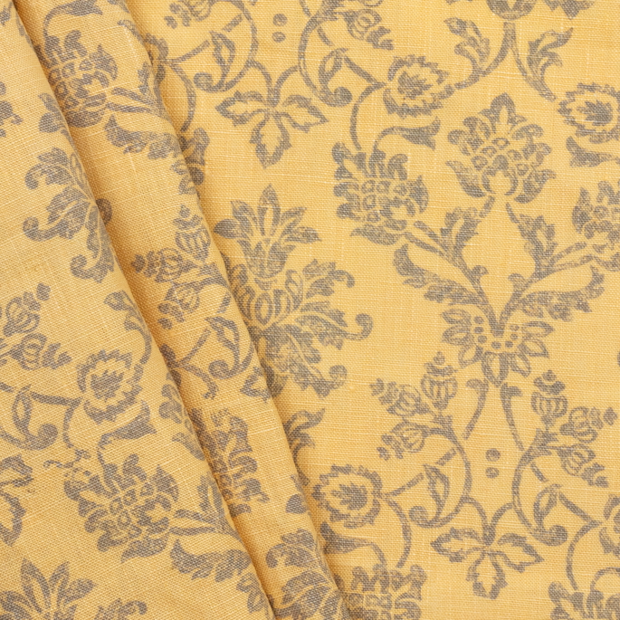 RK Classics Isolde Cornflower Yellow Fabric image 2 of 2