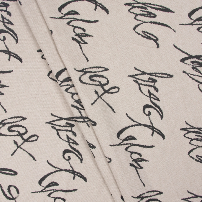 Richloom Pen Pal Mink/Linen Fabric image 2 of 2