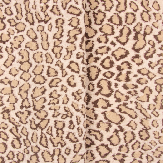 RK Classics Ocelot Taupe Velvet Fabric image 2 of 2