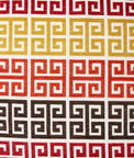 RK Classics Genevieve Greek Key Copper Upholstery Fabric