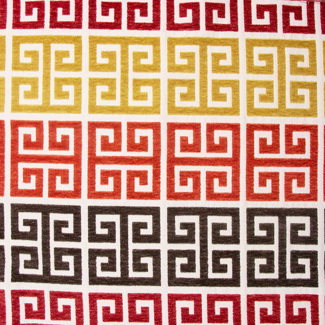RK Classics Genevieve Greek Key Copper Upholstery Fabric