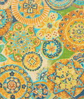 RK Classics Suzani Medallion Gold Fabric