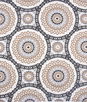 Richloom Olympus Suzani Black/Bronze Fabric