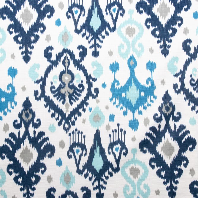 RK Classics Stella Ikat Azul Fabric