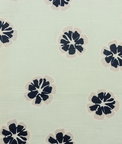 RK Classics Morgan Pansies Mint/Grey Fabric