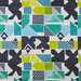RK Classics Isosceles Turquoise/Green Fabric