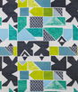RK Classics Isosceles Turquoise/Green Fabric
