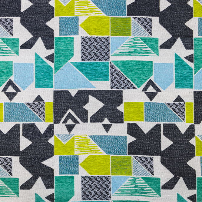 RK Classics Isosceles Turquoise/Green Fabric