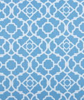 Waverly Lovely Lattice Blue Printed Fabric