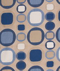 RK Classics Allen Orb Beige/Blue Fabric