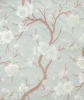 RK Classics Blossoms Silver/Blue Fabric